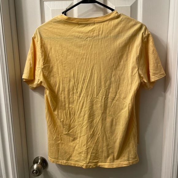 Daydreamer Yellow Rolling Stones Floral Tongue Tee - Picture 4 of 7